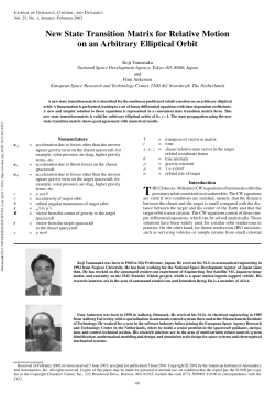 New State Transition Matrix for Relative Motion on an Arbitrary