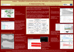 simplified contaminant source zone delineation using backtracking