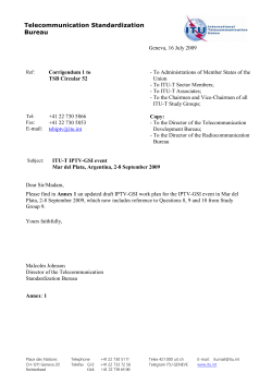 international telecommunication union