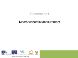 Macroeconomic Measurement ملف