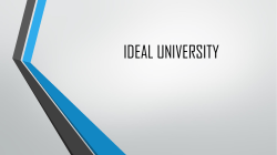 IDEAL UNIVERSITY