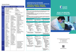 GENERAL REQUIREMENTS STPM: Pass in SPM or equivalent with