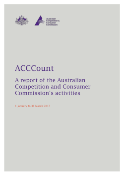 Outcomes addressing harm to consumers and businesses