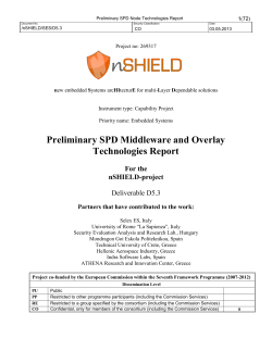 3 SHIELD middleware core SPD services [S-LAB]