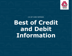 Best of Credit and Debit Information - CO