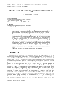A Hybrid Model for Concurrent Interaction Recognition from Videos