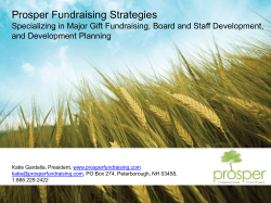 How to Create a Leadership Giving Program