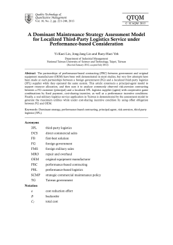 A Dominant Maintenance Strategy Assessment Model for Localized