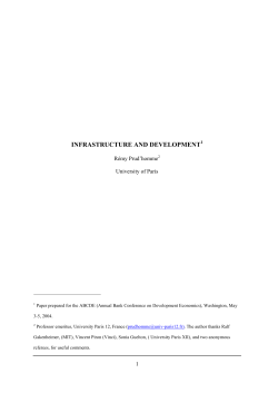 infrastructure and development1