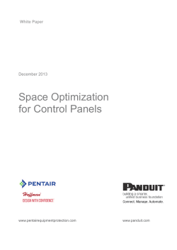 Space Optimization for Control Panels