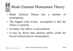 Blade Element Momentum Theory