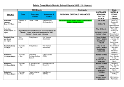 2017 TCN 13-19yrs District Calendar