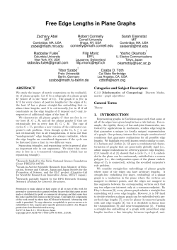 Free Edge Lengths in Plane Graphs