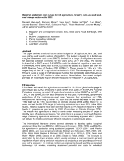 Marginal abatement cost curves for UK agriculture, forestry
