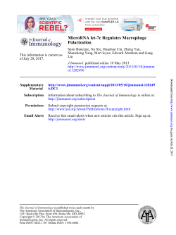 Polarization MicroRNA let