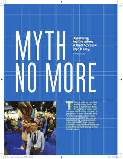 Discovering healthy options at the NACS Show expo is easy.