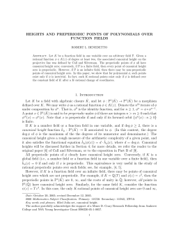 Heights and preperiodic points of polynomials over function fields