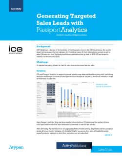 Generating Targeted Sales Leads with