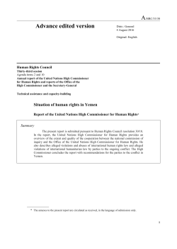 OHCHR Yemen report in Word