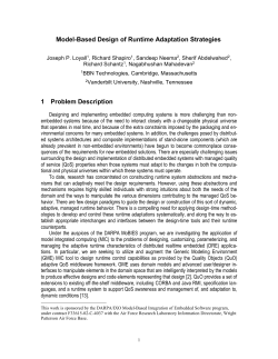 Design-time Support for Runtime Adaptation Strategies