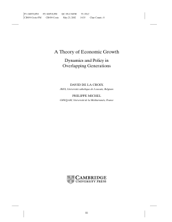 A Theory of Economic Growth - Assets