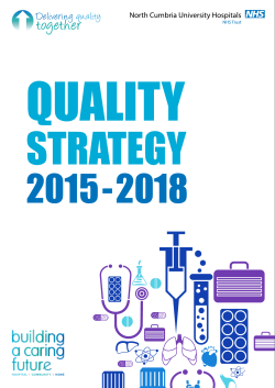 Quality Strategy - North Cumbria University Hospitals NHS Trust