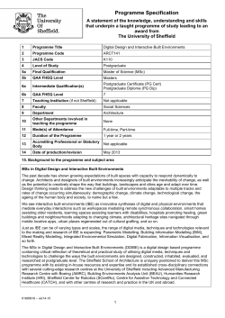 MSc - The University of Sheffield
