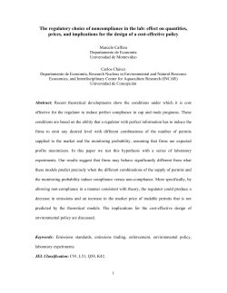 The Regulatory Choice of Non