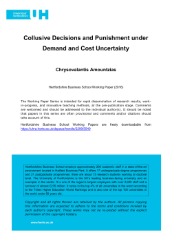 Collusive Decisions and Punishment under Demand and Cost