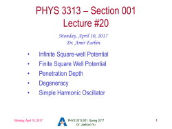 PHYS 1443 * Section 501 Lecture #1