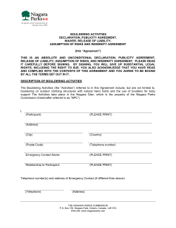 Bouldering Waiver