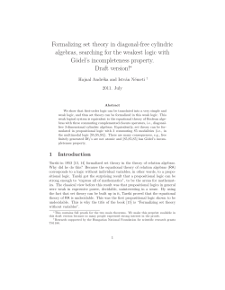 Formalizing set theory in diagonal-free cylindric algebras, searching