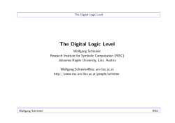 The Digital Logic Level - RISC-Linz