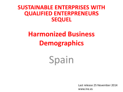 Harmonized Business Demographics