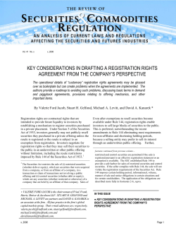 securities litigation involving venture capital firms and
