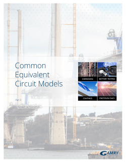 Common Equivalent Circuit Models