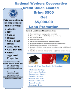 Bring $500 Get $5000.00 Loan Promotion