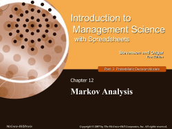 Introduction to Management Science 1e.
