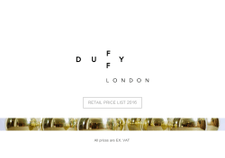 retail price list 2016