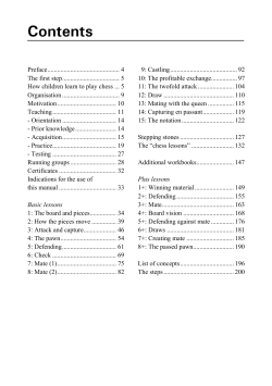 Contents - Steps Method