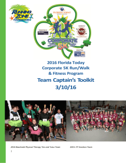 Team Captain`s Toolkit 3/10/16