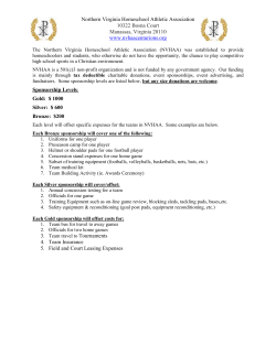 Donation and Sponsorship Form