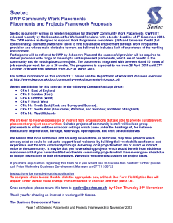 Seetec Phase 2 Expression of Interest