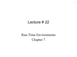 Lecture#22 - cse344compilerdesign