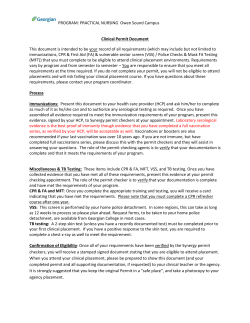 PRACTICAL NURSING Owen Sound Campus