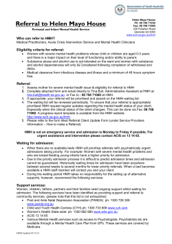 non-urgent referral form - Women`s and Children`s Hospital
