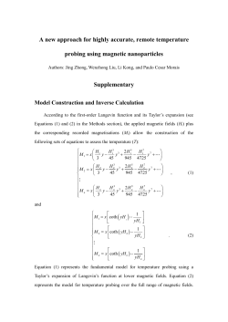 A new approach for highly accurate, remote temperature