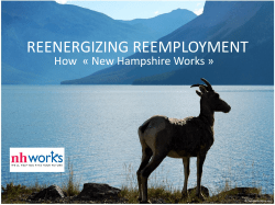 RE-EMPLOYMENT STRATEGIES