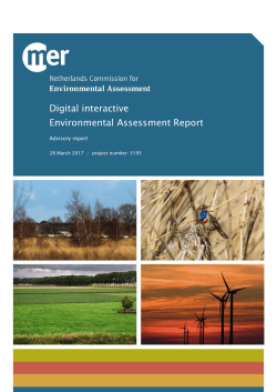 Digital interactive Environmental Assessment Report