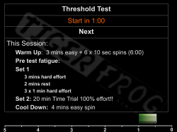 Threshold Test - Tiger Frog Multisport